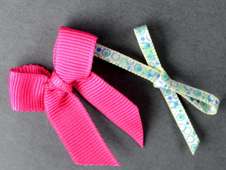 Printed Ribbon Bow
