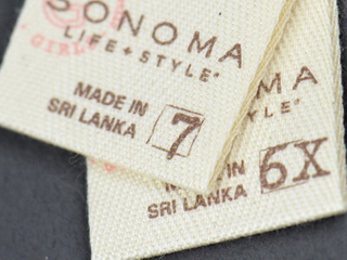 Cotton Size Label